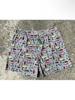 LL Bean Comfort‎ Stretch Camping Shorts Boat Grey Mens 3XL Reg NWT